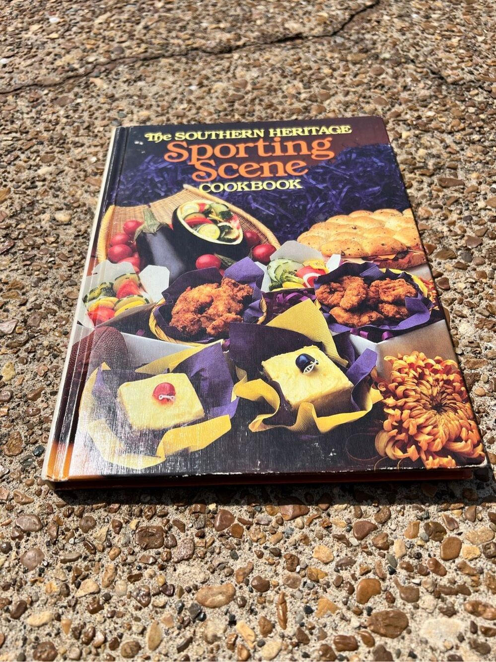 Southern Heritage Sporting Scene Cookbook Ann H. Harvey Vintage Hardcover 1985